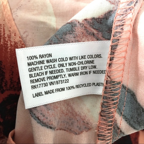 NWT Ava & Viv Floral Print Sleeveless Pink Dress - Picture 6 of 8